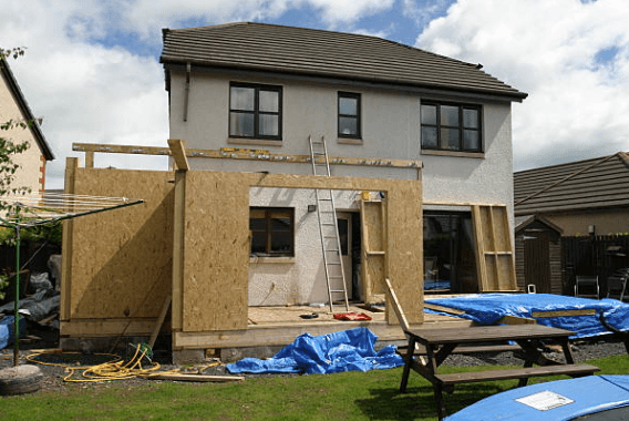 Home addition project 1